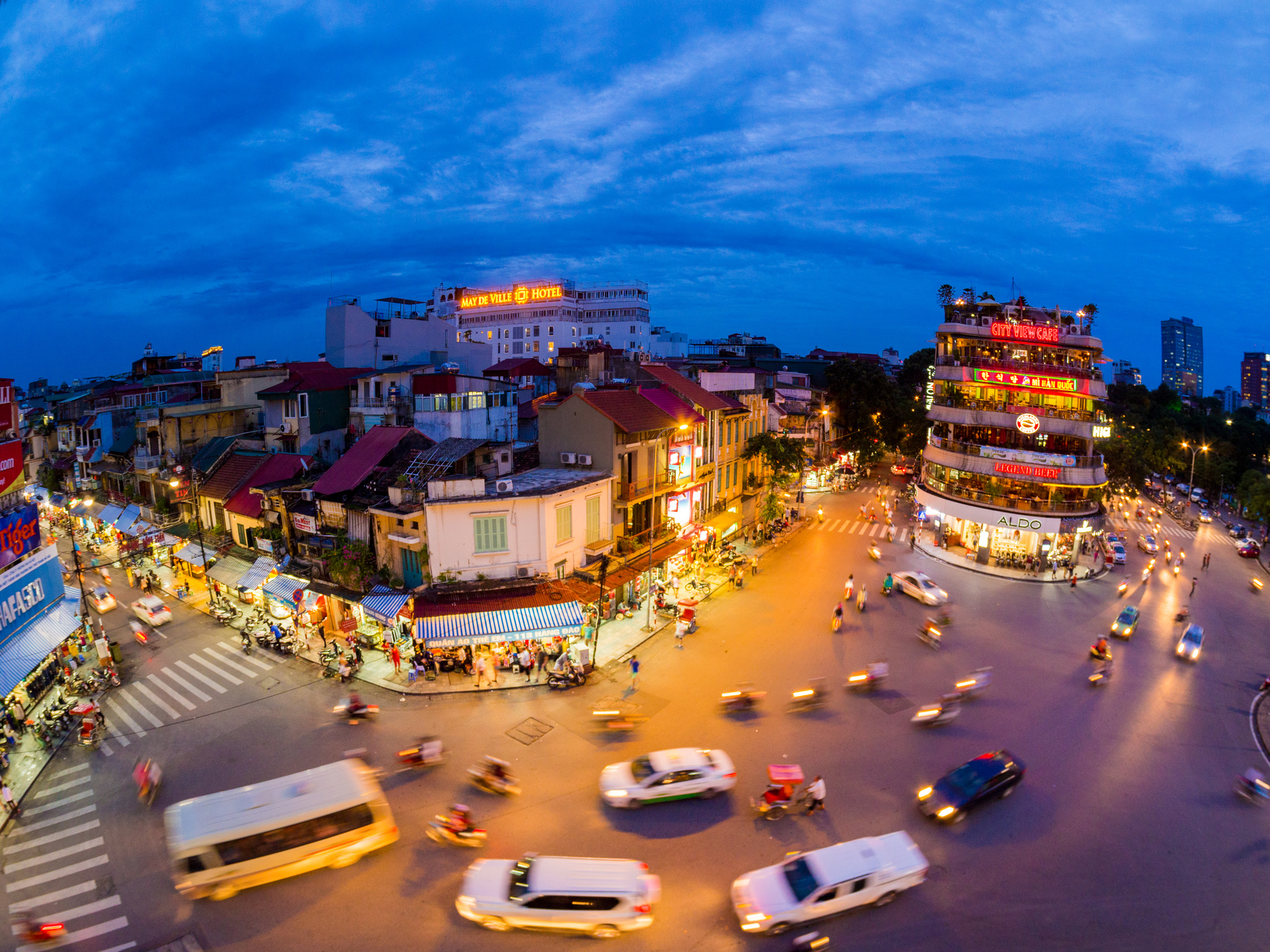 Traffic in Hanoi, Vietnam